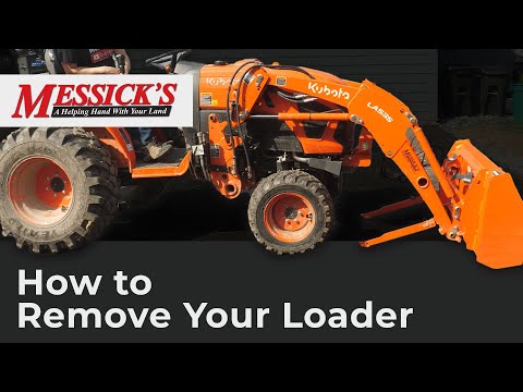 How to Remove Your Tractor's Loader Picture