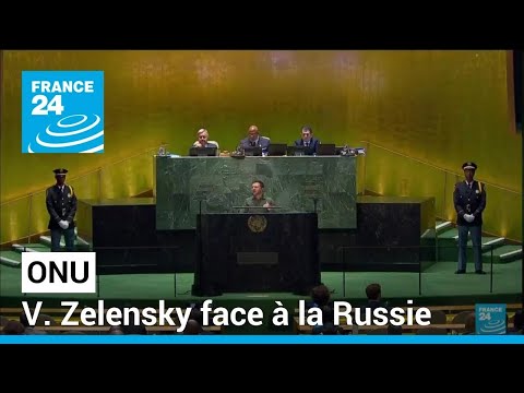 Volodymyr Zelensky face à la Russie au Conseil de sécurité de l'ONU • FRANCE 24