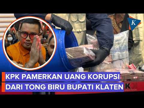 Detik-detik KPK Bongkar Tong Biru Milik Bupati Klaten, Isinya Uang Tunai Rp 934 Juta