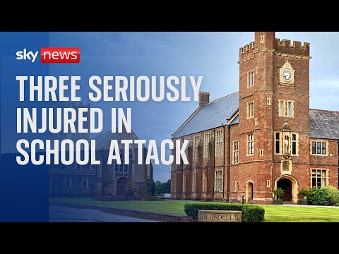 Three people seriously injured at Devon school