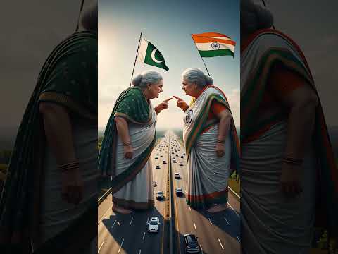 India vs Pakistan Grandmother Sleeping Competition | ai Story Who Sleeps Longer?#indiavspakistan