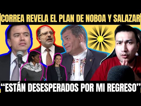 Rafael Correa REVELA los CHANCHULLOS de Daniel Noboa, Diana Salazar y toda la gallada cuántica