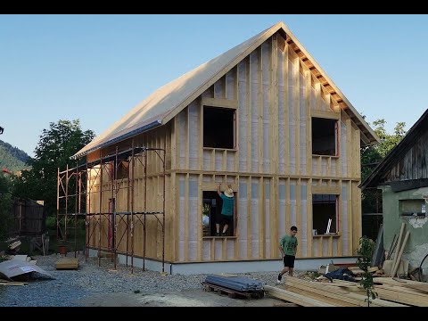 Structura de casă Timber Frame - Materiale din Belgia + Bilka Britanic