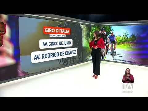 Cierres viales por Giro de Italia Ecuador 2023