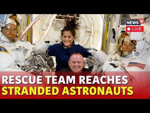 SpaceX Arrives At ISS To Rescue Stranded Astronauts | Sunita Williams | Barry Wilmore | N18G