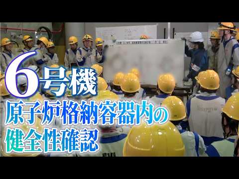 6号機　原子炉格納容器内　健全性確認