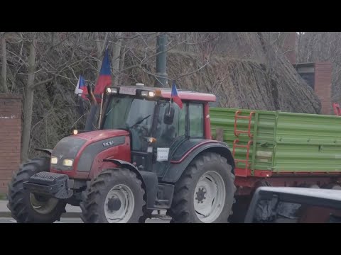 Czech farmers restart protest over government and EU policies