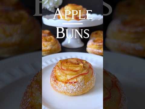 Apple Buns 🍎 |Homemade #shorts #shortvideo #bakery