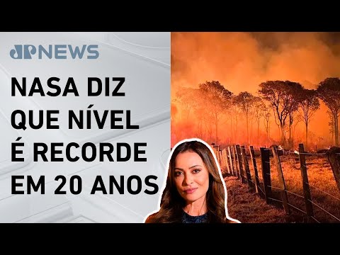 Fumaça emitida no Pantanal e Amazônia equivale a 5 anos de poluição em SP; Patrícia Costa analisa