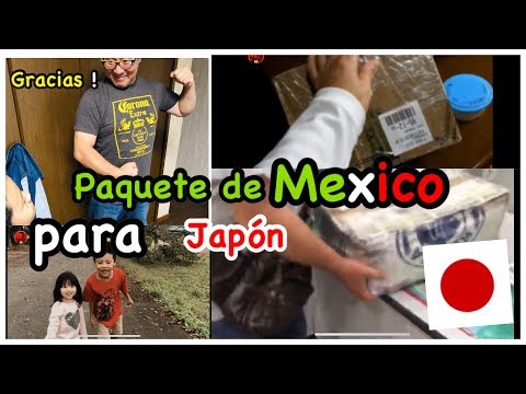 De Mexico para Japon, recibi paquete de mi familia+gracias suegrita+llego el ego el