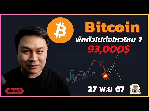 (27พ.ย.67)Bitcoinพักตัวจะไ