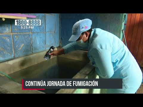 MINSA fumiga más de 800 viviendas en el Bº Manuel Fernández en Managua - Nicaragua