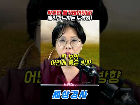 #노영희 #박주민 #<strong>서울시장</strong> #민주당