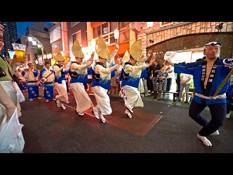 Walking from Daikanyama to Awa-odori festival in Naka-Meguro, Japan 2024