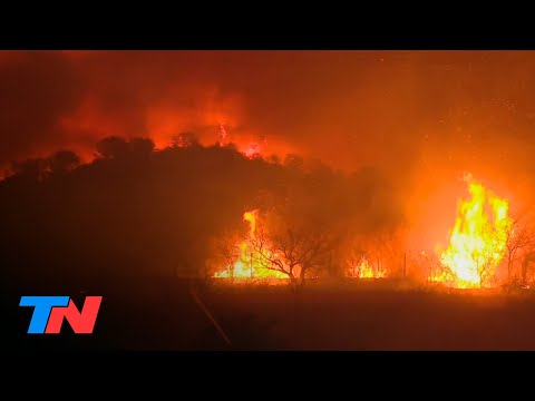 Infierno en las sierras: Córdoba en alerta por los incendios en forestales en el Valle de Punilla