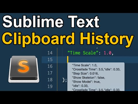 Sublime Text Clipboard Copy + Paste History — Quick Tip