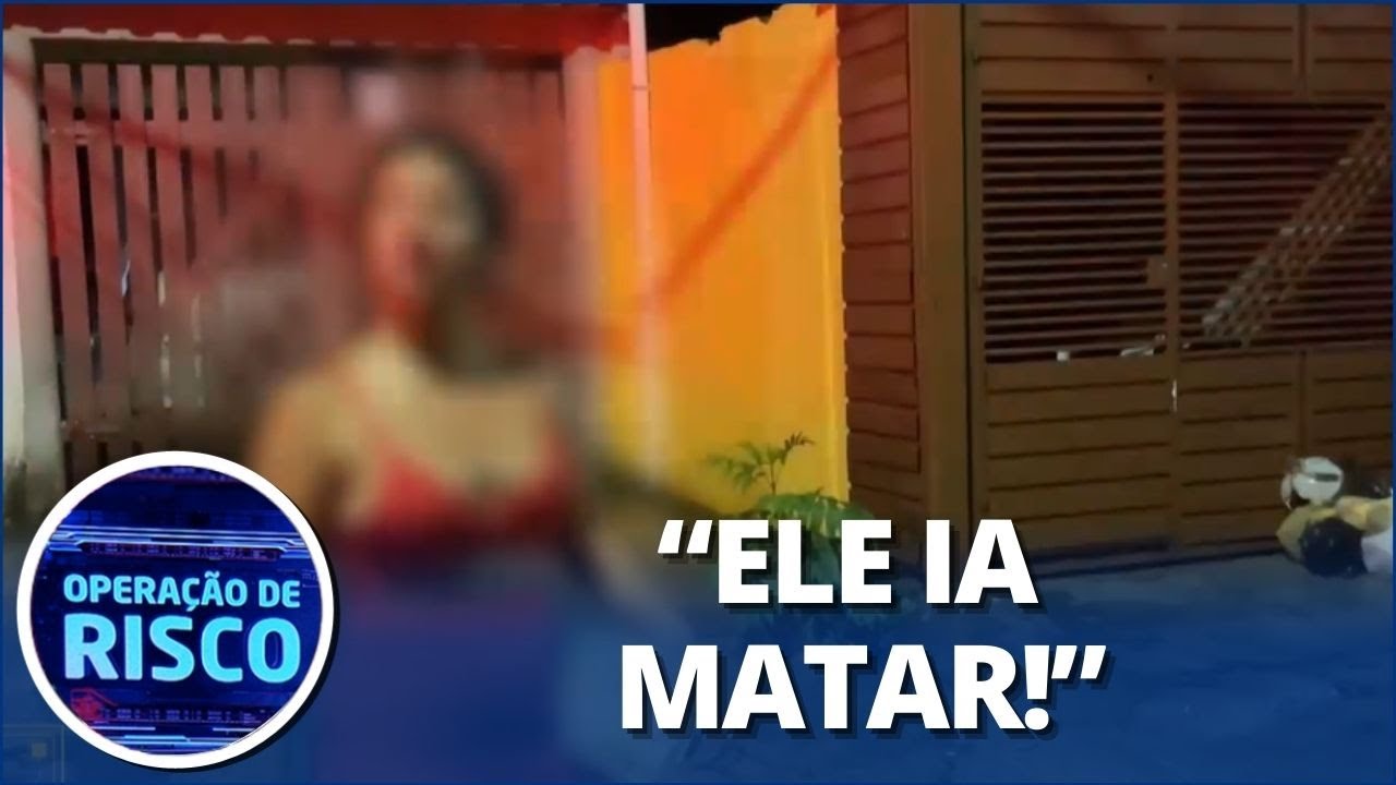 Briga de casal: Marido puxa faca para mulher e filha defende