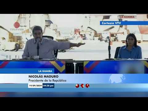 Maduro criticó declaraciones de Edmundo González - El Noticiero emisión meridiana del 20/09/24