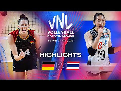 🇩🇪 GER vs. 🇹🇭 THA - Highlights | Week 3 | Women's VNL 2024