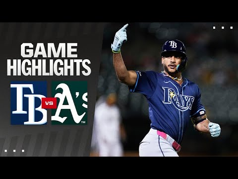 Rays vs. As Game Highlights (8/20/24) | MLB Highlights