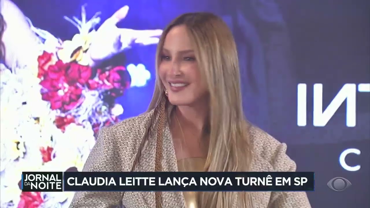 Cantora Claudia Leitte estreia nova turnê | Jornal da Noite