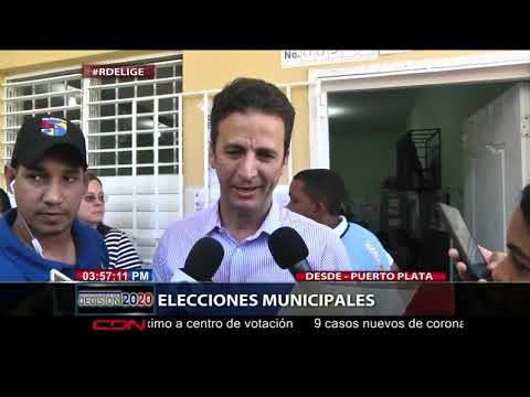 Candidato a alcalde por Puerto Plata  Walter Musa ejerce su derecho al voto