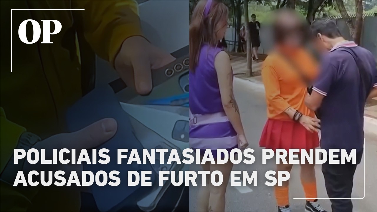 Policiais fantasiados de turma do Scooby Doo prendem suspeitos de furto de celulares em SP