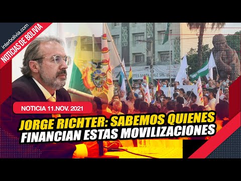 ? JORGE RICHTER: HAY AFAN DE ACORTAR EL MANDATO DE LUIS ARCE CATACORA EN BOLIVIA