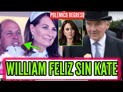 ?CAROLE MIDDLETON REVIENTA LAS REDES CON ANUNCIO DE KATE MIDDLETON CON WILLIAM Y MICHAEL EN ASCOT