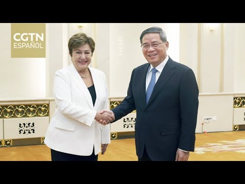 El primer ministro de China se reúne con el presidente del Banco Mundial y la directora del FMI