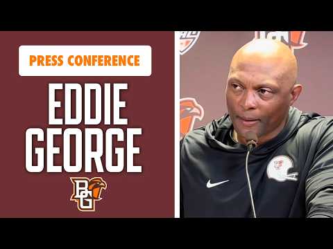 Bowling Green Head Coach Eddie George meets with media after 56-7 loss vs. Nebraska | GBR