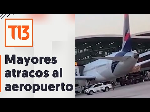Los mayores atracos en el Aeropuerto de Santiago