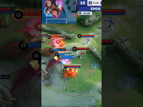 Sang macan evos mengamuk dan menghancurkan robot merah - Mobile Legends #mlbb #mobilelegends #btr