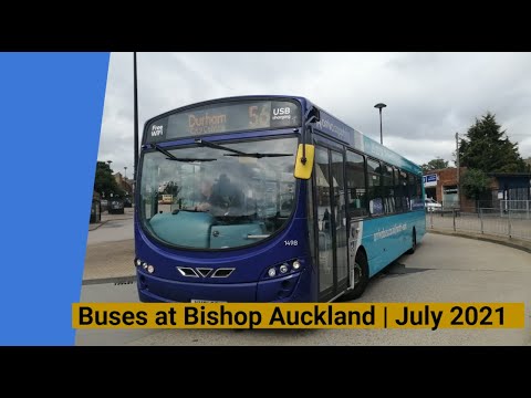 Buses at Bishop Auckland | July 2021