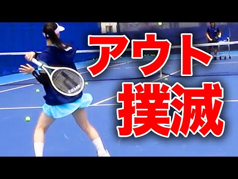 試合でビビってアウトしてしまうフォアを解決！暑い夏でも練習あるのみ【松井俊英プロ特別レッスン】【ザムスト暑熱対策グッズ】