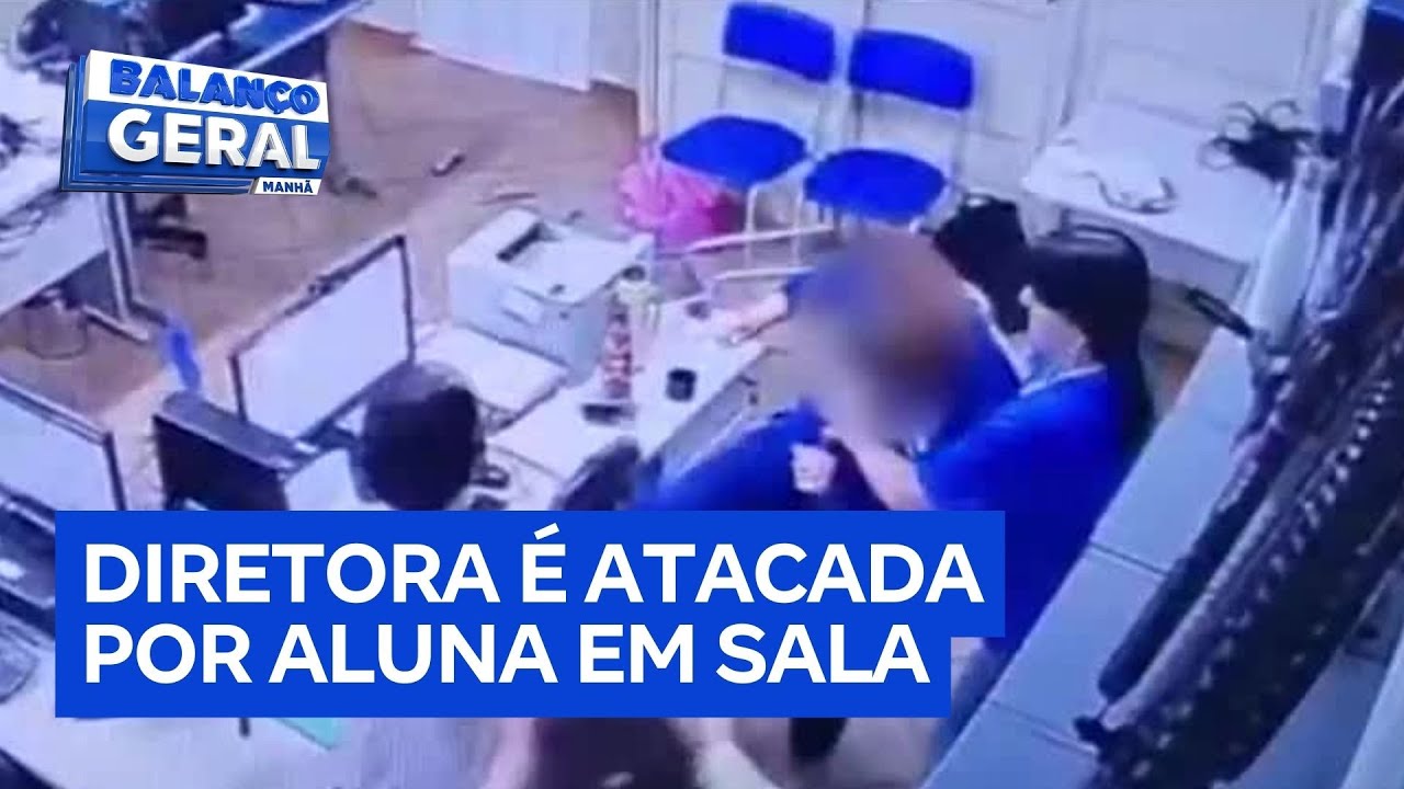 Diretora de escola é agredida por aluna dentro de sala de aula em Londrina PR