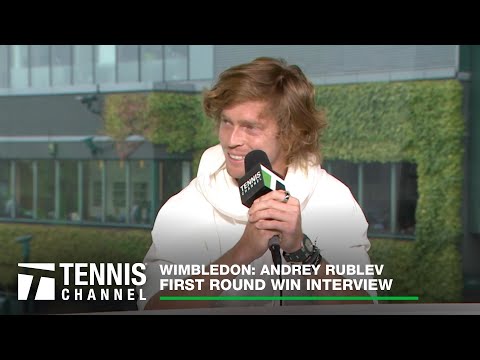 Andrey Rublev talks his big win in London | 2023 Wimbledon