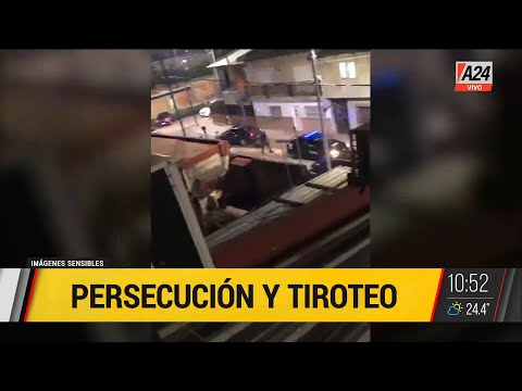 IMPACTANTE  PERSECUCIÓN Y TIROTEO