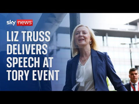 Watch live: Liz Truss delivers speech at "Great British Growth" rally