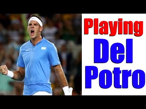 Playing Against Del Potro with ATP Pro Taro Daniel