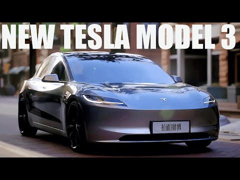 NEW Tesla Model 3 is STUNNING!