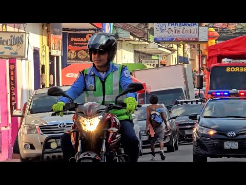 Caravana en Matagalpa por la prevención de accidentes de tránsito
