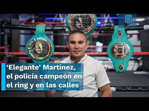 Juan ‘Elegante’ Martínez, el policía campeón en las calles y en el ring