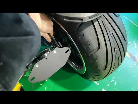 How to update the Rooder alligator m2 rear fender, part 1.  WhatsApp +8613632905138