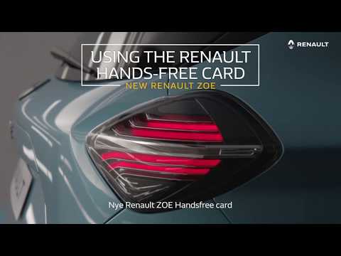 Presentasjon av nye Renault ZOE: Handsfree nøkkelkort
