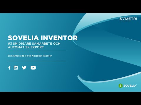 Sovelia Inventor #3 Smidigare samarbete och automatisk export