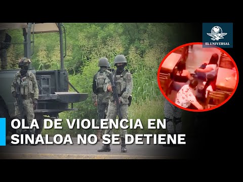 Sinaloa vive horas de terror por enfrentamientos este sábado 21 de septiembre