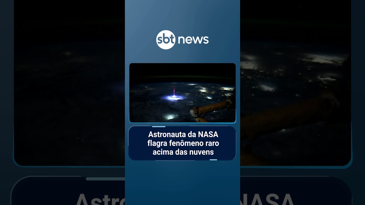 Astronauta da NASA flagra fenômeno raro acima das nuvens | SBTManhã