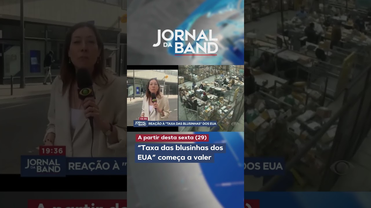 “Taxa das blusinhas dos EUA” começa a valer nesta sexta-feira (29)