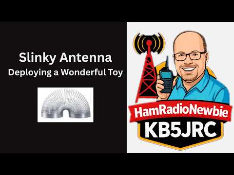 Slinky Deployment #hamradio #antenna #slinky - Ham Radio Newbie